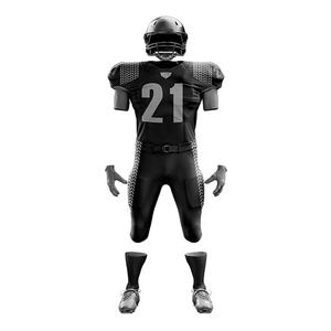 Uniforme confortable de maillot de football américain de style le plus récent avec sublimation et techniques imprimées - Product Image 2