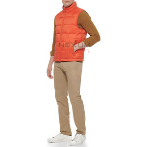 Chaleco acolchado transpirable cálido burbuja sin mangas chaqueta de invierno ropa deportiva al aire libre ligero cómodo uso diario - Product Image 3