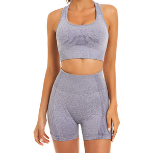 Tendance chaude Active Wear Gym Ensembles Fitness Sports Logo Personnalisé Couleurs Confort 2 Pièces Ensemble Femmes Femmes Ensembles - Product Image 1