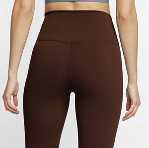 Leggings de gymnastique en coton noir de haute qualité pour femmes avec logo taille hiver exercice Fitness porter disponible toutes les tailles pour femmes filles - Product Image 5