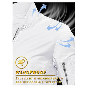 High Quality Custom Bomber Jacket Men Spring Outdoor Windbreaker Plus Size Jackets for Men OEM Wholesale Customized - Product Image 3