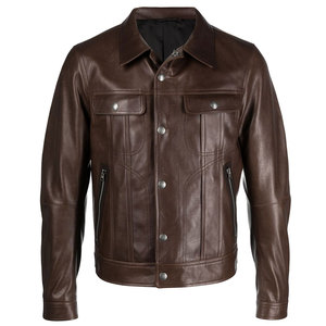 Smart <b>Men</b> <b>Leather</b> <b>Jacket</b> With Stylish Warm Layer For Elegant Winter <b>Jacket</b> Fashion Outfit Wholesale Price - Product Image 1
