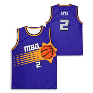 2025 Salut qualité dernière conception personnalisée Sublimation basket-ball maillot ensemble hommes 100% polyester respirant séchage rapide Logo personnalisé 140g - Product Image 2