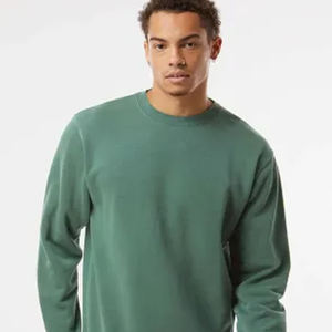 Suéter Básico de Algodón para Hombre, Suéter Básico de Algodón con Cuello Redondo y Hombros Caídos de Esponja de Tela Bella + Lona - Product Image 4