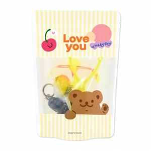 Sac cadeau Godi Bear avec fermeture éclair - Product Image 4