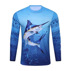 เสื้อตกปลาแขนยาวแฟชั่นสำหรับผู้ชาย ผ้าไนลอน สแปนเด็กซ์ โพลีเอสเตอร์ กันรังสียูวี สำหรับกิจกรรมกลางแจ้ง พร้อมโลโก้สั่งทำได้ - Product Image 6