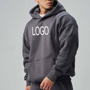 Venta al por mayor 2025 Hombres Premium Heavy 100% Cotton Pullover Hoodies Nuevo Diseño Zipper-Up Basics Impreso Logo para el invierno bordado - Product Image 5