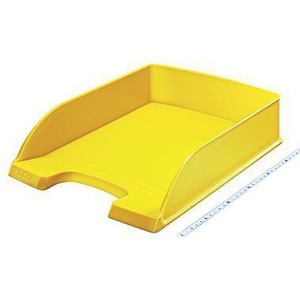 Bandeja para Archivos Leitz Standard Plus DIN A4, Poliestireno Amarillo, Tamaño Carta - Product Image 1