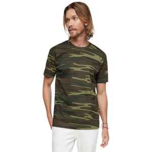 T-shirt camouflage vert Woodland jeunesse | Col rond 100% coton | T-shirt camouflage à manches courtes | Chemise d'extérieur durable et respirante - Product Image 3