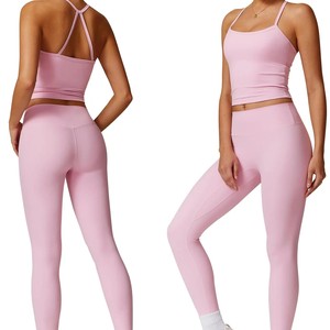 Leggings de Cintura Alta para Mujer, Color Sólido, Elásticos, Transpirables, Compresivos, Moldeadores de Abdomen, Deportivos, Tejidos - Product Image 4