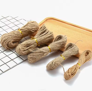 Fil de jute naturel de qualité supérieure-Fibre écologique et polyvalente pour tricoter du crochet et de l'artisanat à vendre - Product Image 1