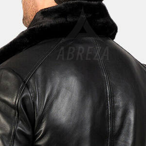Venta Directa 2025 Chaqueta de Cuero Vacuno Personalizada para Hombre, Cuello Alto, Alta Calidad, Temporada de Invierno, Colores Personalizados, Transpirable, Casual - Product Image 6