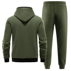 Ensemble d'entraînement pour hommes vente en gros de survêtements de sport pour hommes en coton OEM ensemble Active Wear à capuche et jogger - Product Image 6