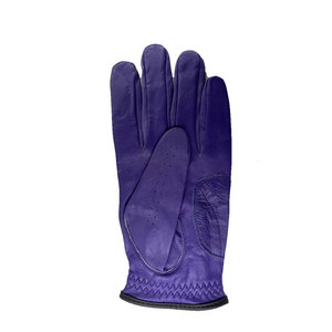 Gants de golf premium personnalisables en gros directement de l'usine Concevez votre propre logo sur l'équipement de sport en cuir de mouton couleur douce - Product Image 4
