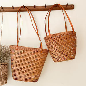 กระเป๋าโท้ทขนาดใหญ่ กระเป๋าสะพายไหล่หวายอเนกประสงค์ กระเป๋าถือผู้หญิงสุดคุ้ม - Product Image 6