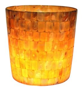 Mellow Lighting IHA Model IHACA344 Clear Glass Handmade <b>Tea</b> <b>Light</b> Holder MOP Votive Valentine's Day Easter <b>Christmas</b> Home - Product Image 5