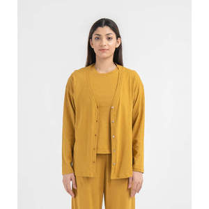 Cárdigan de lino para mujer - Product Image 4