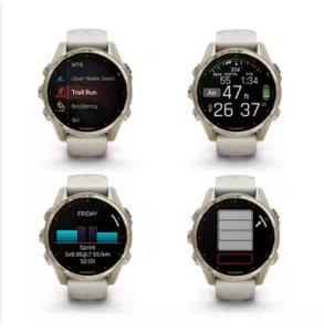 MEJORES VENTAS ORIGINAL Reloj Fenixss 8 Sapphire - Smartwatch GPS de 43mm en Oro Suave -43mm- Gris Niebla Arenisca Oscura Oro Suave - Product Image 3