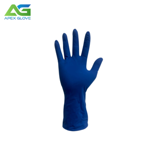 13gm High Risk Powder Free Latex Gloves Extended Cuff 300mm Thicker Material Enhanced Protection - Product Image 2