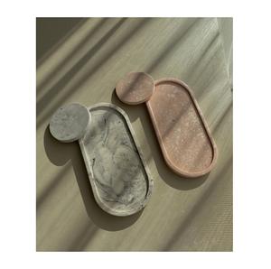 Elegant Modern Design <b>Marble</b> <b>Coasters</b> for Coffee Tables Round Shape Natural Stone for Hot/Cold Beverages Stocked - Product Image 1