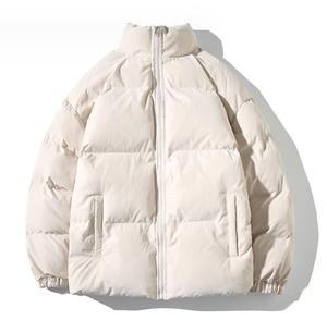 Veste matelassée imperméable et coupe-vent personnalisée pour homme et femme, col montant, vêtements décontractés, couleur unie, rembourrage en nylon et coton - Product Image 5