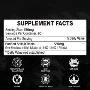 Bouteille de résine Shilajit de l'Himalaya 100% originale, certifiée en laboratoire, riche en acide fulvique, résine de Shilajit pure pour l'énergie immunitaire. - Product Image 4