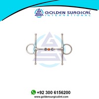 Mèches équestres Mèches à billes en cuivre Mèche à joues complètes/Mèche anglaise d'équitation de sellerie/Mèche à mèches pour chevaux Fournisseur en gros