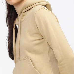 Sudadera de invierno para mujer al por mayor, talla grande, con hombros caídos, con capucha, con cremallera, antipilling, transpirable, forrada, de tejido de punto - Product Image 5