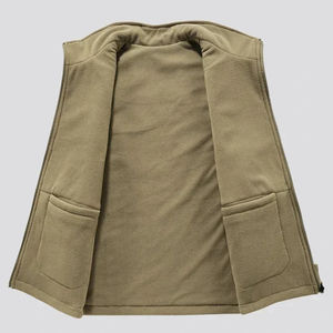 Chaleco de cuero para hombre de alta calidad, cómodo, transpirable, cálido, para invierno, precio al por mayor, diseño único, Chaleco de cuero para hombre - Product Image 3