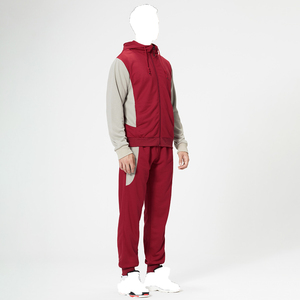 ชุดกีฬาออกกำลังกายชุดวอร์มสองชิ้นสำหรับผู้ชายเสื้อผ้าวิ่งออกกำลังกาย - Product Image 6