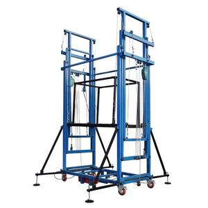 Piattaforma Elevatrice Elettrica Pieghevole 500kg 2-15M, Design Facile da Trasportare con Telecomando e Protezione di Sicurezza - Product Image 2