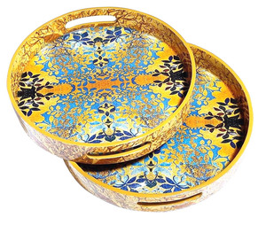 Bandeja de madera para servir restaurante bandeja de desayuno y bandeja de madera para servir alimentos con asa - Product Image 2