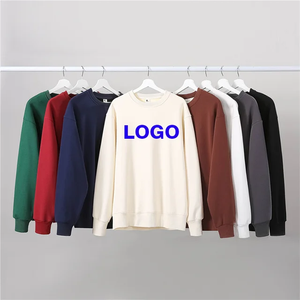 2024 invierno nuevo diseño 350gsm cuello redondo piedra sudaderas francés Terry sudadera para hombres bolsillo lateral diseño isla camisas - Product Image 2