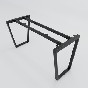 Cast Iron Minimalist Coffee <b>Table</b> Legs 60x140cm HCTC003 Assembly Required for Hospital and Furniture Use - Product Image 1