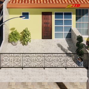 Moderno Balcón de hierro forjado de proveedor de Vietnam diseñado para la decoración interior de balcón de lujo y la belleza exterior - Product Image 1