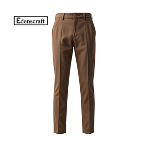 Pantaloni formali classici da uomo comodi pantaloni eleganti da ufficio grigi ideali per incontri d'affari eventi pantaloni firmati - Product Image 5