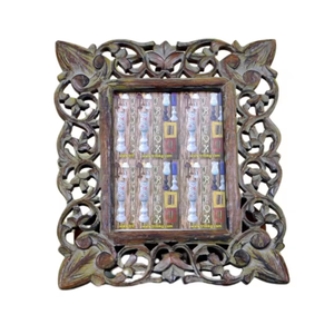 Marco de Fotos Rectangular de Estilo Antiguo de 8x10 Pulgadas, Hecho a Mano, de Madera Sólida de Alta Calidad, Marca SURINDRA, Impresión a 1 Color, Venta al Por Mayor - Product Image 1