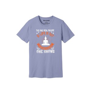 Camiseta de algodón 100% con estampado de temas de Buda, estilo informal, 12 opciones de color, 160-180, colocación de diseño personalizable GSM pesado - Product Image 2