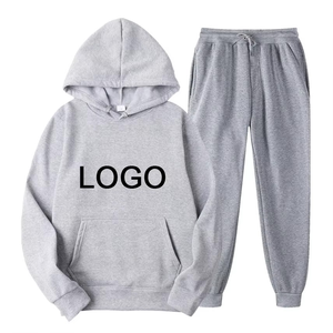 Ensemble de survêtement d'hiver en molleton épais respirant de haute qualité, sweat-shirts unisexes, pantalon de survêtement, sweat-shirt à capuche - Product Image 1