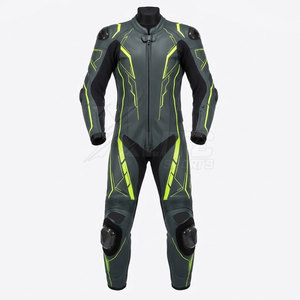 Traje de Motocicleta de Cuero Personalizado, Resistente al Viento, Tallas Grandes, Ropa de Carreras Premium, Transpirable, para Pilotos de Pista y Conducción al Aire Libre, Directo de Fábrica - Product Image 3