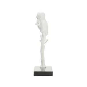 Sculpture d'oiseau en métal artisanale, décoration d'intérieur, qualité export premium, statue d'oiseau en métal, accent moderne, sculpture polie. - Product Image 3