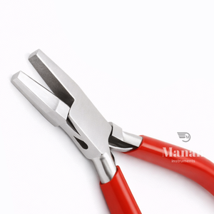 คีมปากแบนสแตนเลสสำหรับทำเครื่องประดับ เครื่องมือดัดลวดแบบเรียบ - Product Image 3