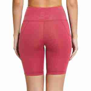 Ensemble de shorts de sport pour femmes en 2 pièces avec logo personnalisé, 100% coton molletonné, coupe-vent et imperméable, tenue de yoga et de gym - Product Image 4