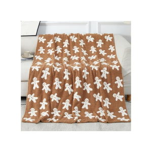 Manta de Textura Tejida Premium de Navidad de 60x80 Pulgadas, Hecha en India, de Buena Calidad para Minoristas que Venden Estilo Moderno y Ligero para el Hogar - Product Image 2