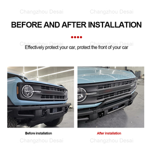 2021 <span class=keywords><strong>2022</strong></span> 2023 accessoires de voiture Version corne de boeuf de haute qualité pare-chocs avant lèvre avant barre de taureau pour Ford Bronco 2/4 porte - Product Image 2