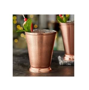 Smart Classic Quality nuevo diseño de acero inoxidable puro Moscow Mojito Mint Julep Cup Taza chapada en cobre - Product Image 4