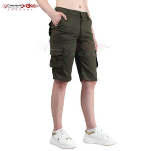 <b>Women's</b> High-Rise <b>Cargo</b> <b>Shorts</b> with Zipper Fly and Loose Fit Breathable Summer Comfort <b>Shorts</b> - Product Image 4