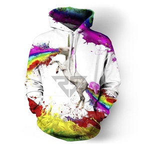 Venta al por mayor de sudaderas con capucha con logotipo personalizado de las mujeres personalizadas sudaderas con capucha de manga larga impresión 3D sublimación pulóver sudaderas con capucha de las mujeres - Product Image 3