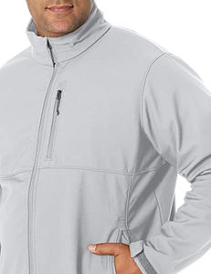 Chaquetas Softshell para Hombre Hechas en Fábrica, Nueva Tendencia 2025, Logotipo Personalizado Impreso, Cuello Alto, Alta Calidad, Personalizables para Invierno - Product Image 3