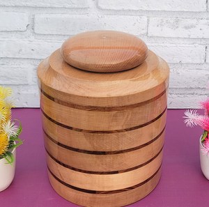 Nouvelle urne en bois de luxe pour les cendres humaines urne funéraire en bois de hêtre mémorial souvenir colibri urne funéraire - Product Image 6